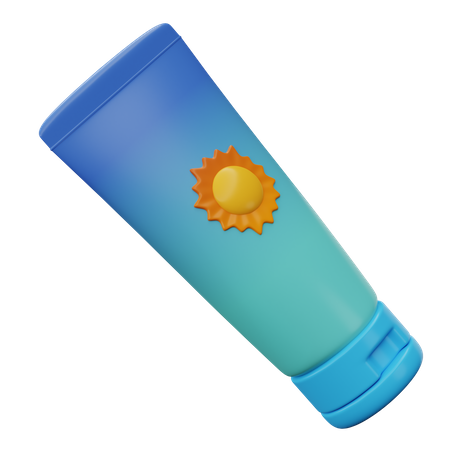 Protetor solar  3D Icon