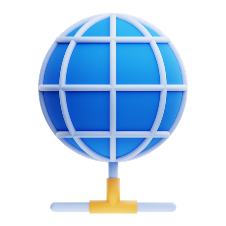 Protocole réseau  3D Icon