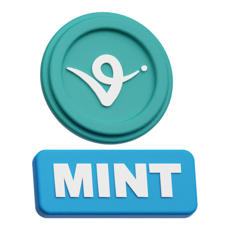 Monnaie de protocole virtuelle  3D Icon
