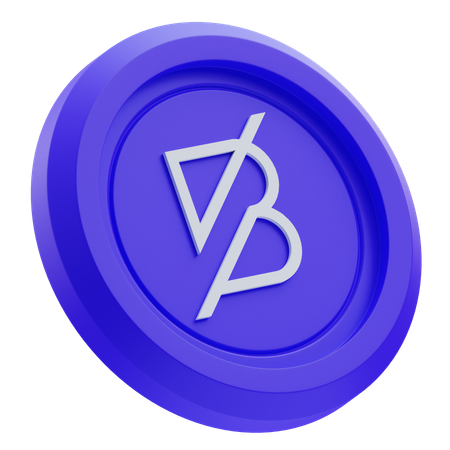 Protocolo de banda criptomoneda  3D Icon