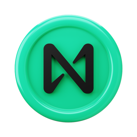 Protocolo próximo NEAR Coin  3D Icon