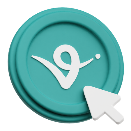 Clique de protocolo virtual  3D Icon