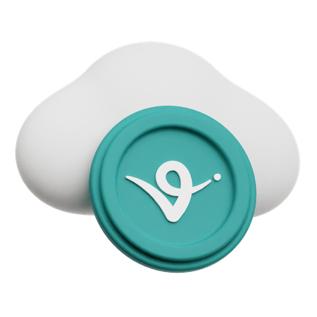 Protocolo virtual en la nube  3D Icon