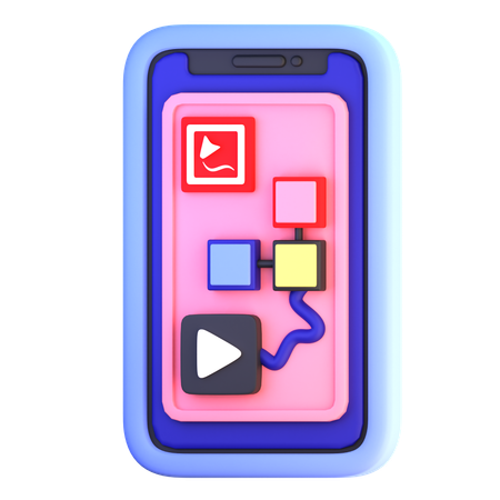Design de protótipo de telefone  3D Icon