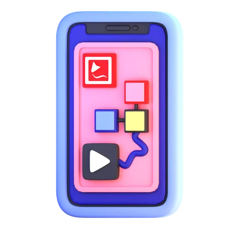 Design de protótipo de telefone  3D Icon