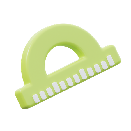 Protractor  3D Icon