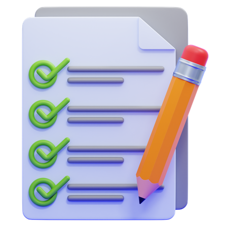 Papel de teste  3D Icon