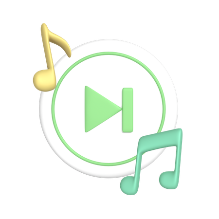 Próxima música  3D Icon
