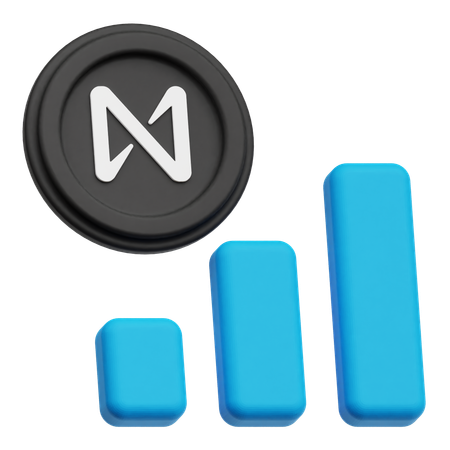 Próximo ao crescimento  Ícone 3D