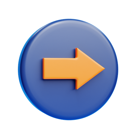 Próximo sinal  Ícone 3D