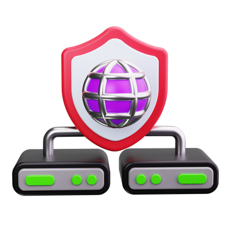 Proxy Server  3D Icon