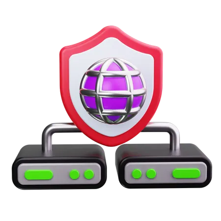 Proxy Server  3D Icon