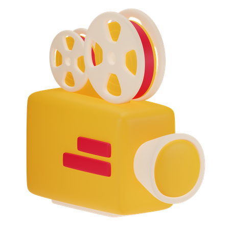 Proyector de cine  3D Icon