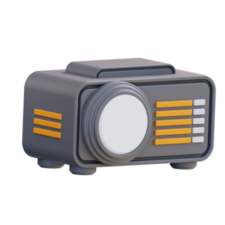 Proyector de cine  3D Icon