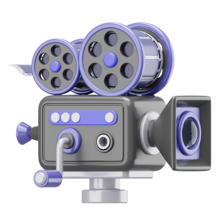 Proyector de cine  3D Icon