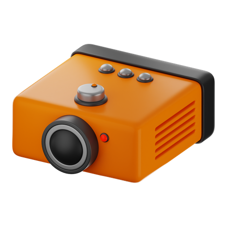 Video proyector  3D Icon