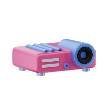 Video proyector  3D Icon