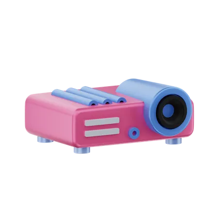 Video proyector  3D Icon