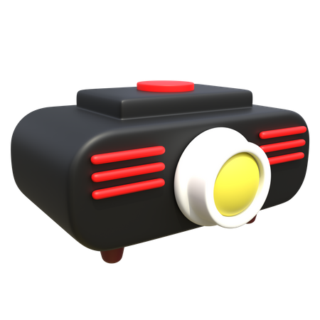 Video proyector  3D Icon