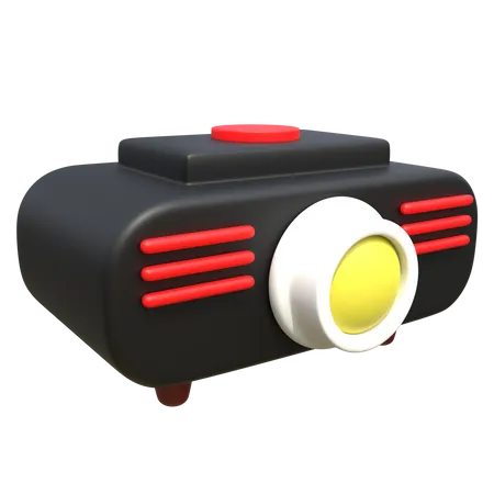 Video proyector  3D Icon