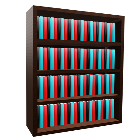 Prozedurales Bücherregal  3D Icon