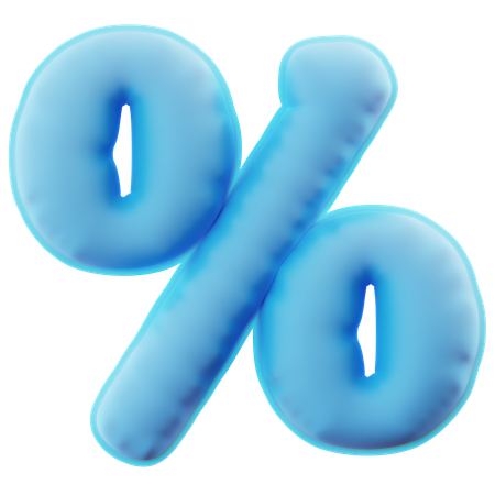 Prozent  3D Icon