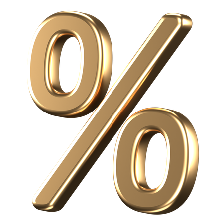 Prozent  3D Icon