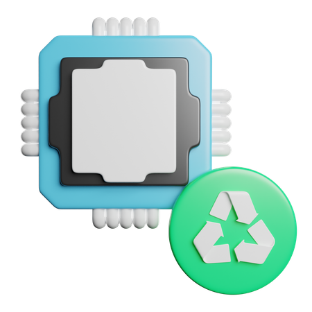 Prozessor  3D Icon