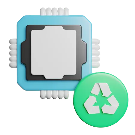 Prozessor  3D Icon