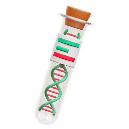 Prueba de ADN  3D Icon