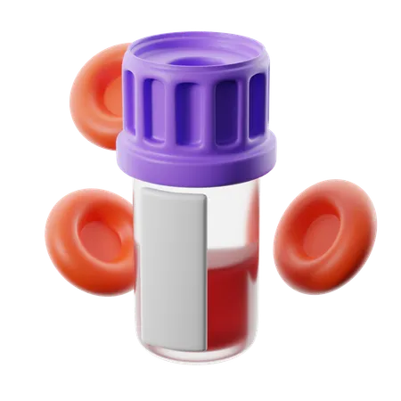 Prueba de glucosa  3D Icon