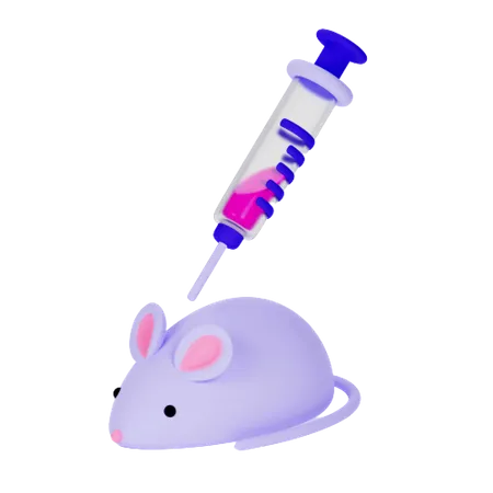 Pruebas de laboratorio con ratones  3D Icon