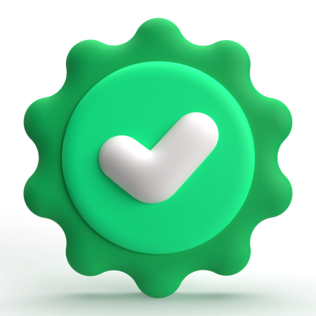 Überprüfen  3D Icon