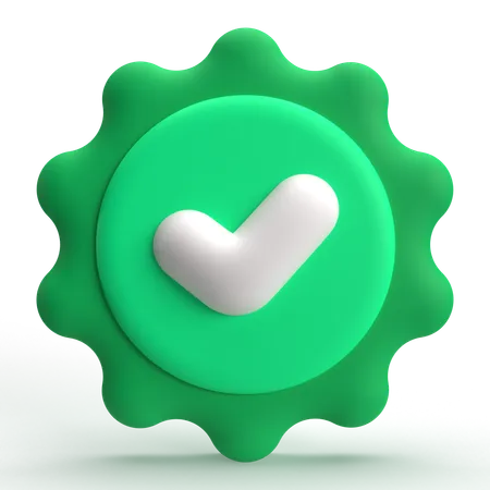 Überprüfen  3D Icon