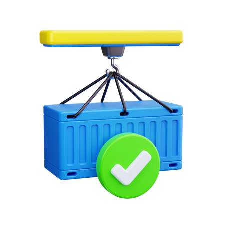 Container prüfen  3D Icon