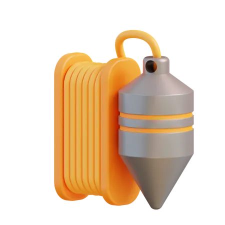 Prumo  3D Icon