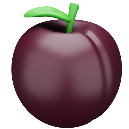 Prune  3D Icon