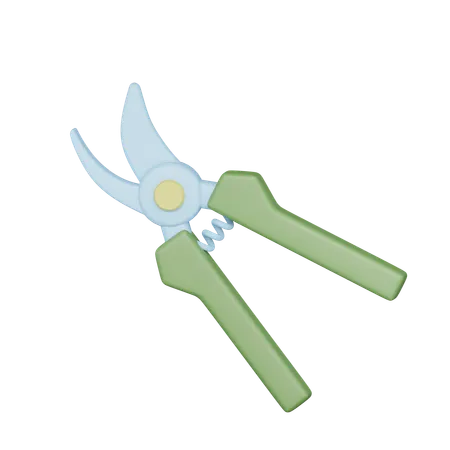 Pruning Shears 3 D Illustration 3D Icon