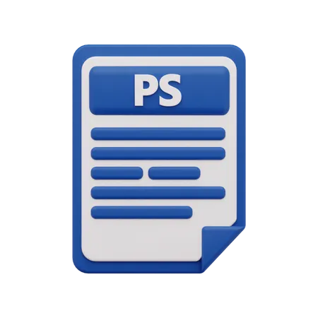 Ps file  3D Icon