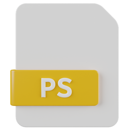 PS File  3D Icon