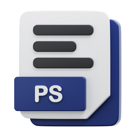 PS FILE  3D Icon
