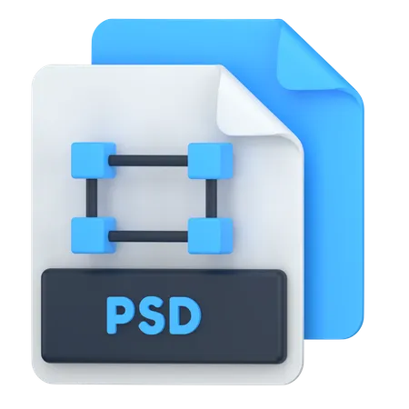 PSD  3D Icon