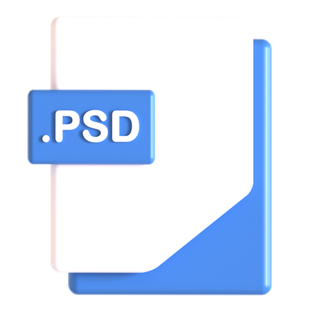 PSD-Erweiterung  3D Icon