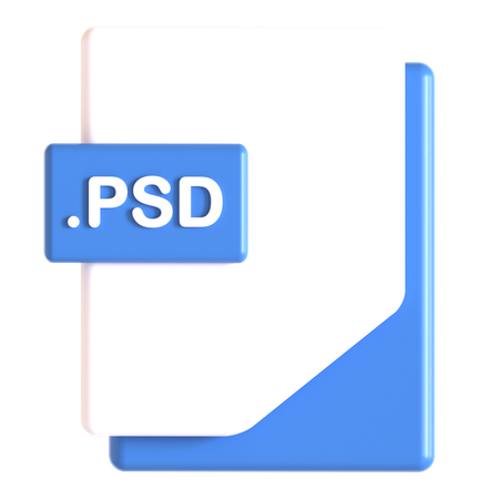 Psd Extension  3D Icon