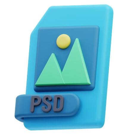 Psd File  3D Icon