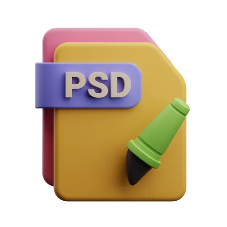 Psd File  3D Icon