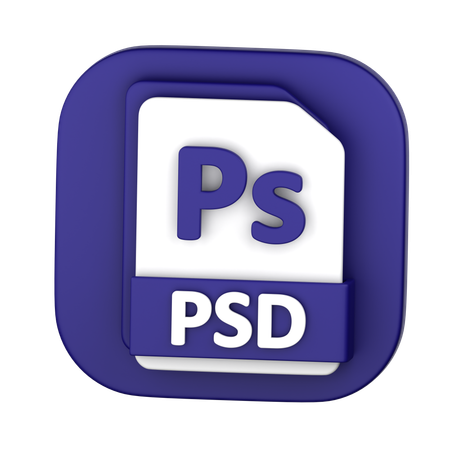 PSD File  3D Icon