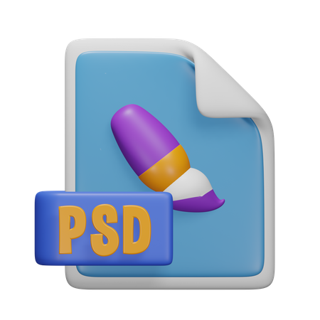 Psd File  3D Icon