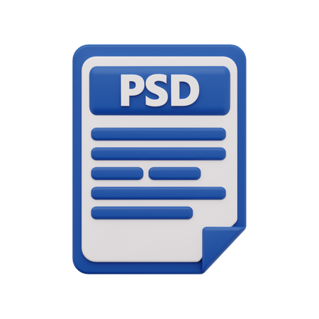 Psd file 3D Icon