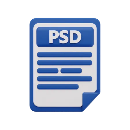 Psd file 3D Icon